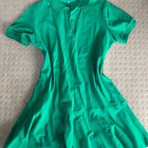 Cute Old Money Green Polo Dress